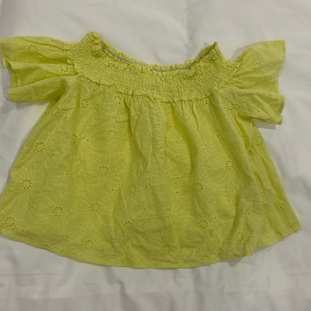 Flower Design off the shoulder Blouse